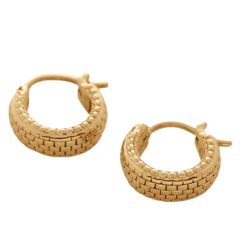 Monica Vinader Heirloom Huggie Earrings