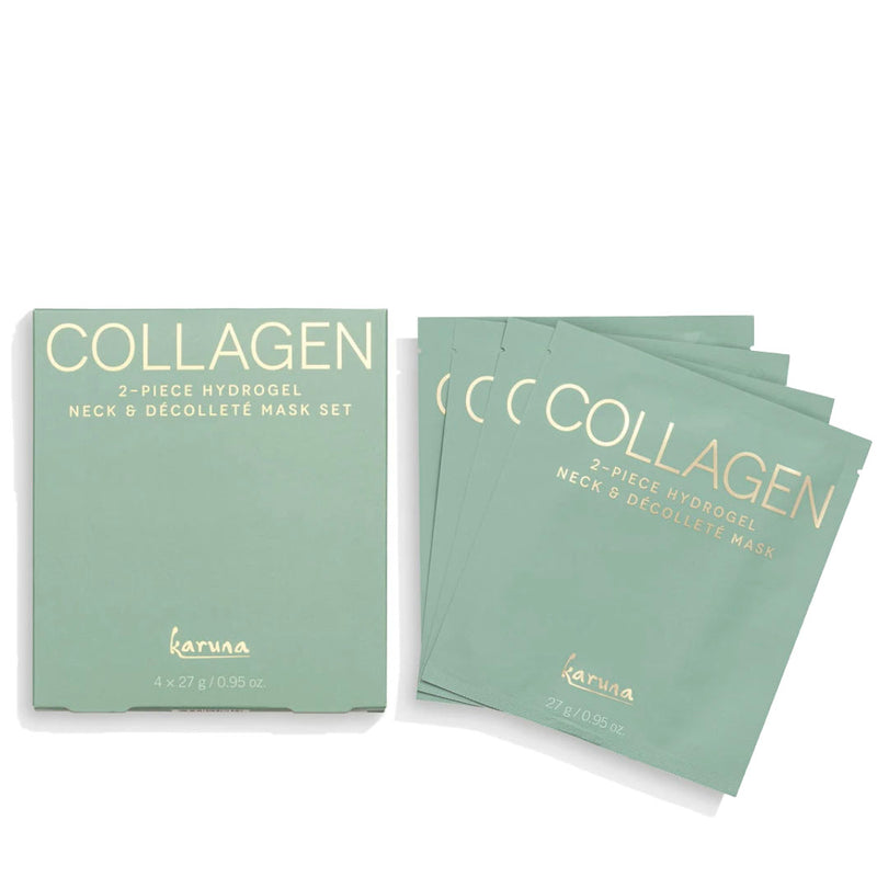 Karuna Collagen Hydrogel Neck Mask - 4 Pack