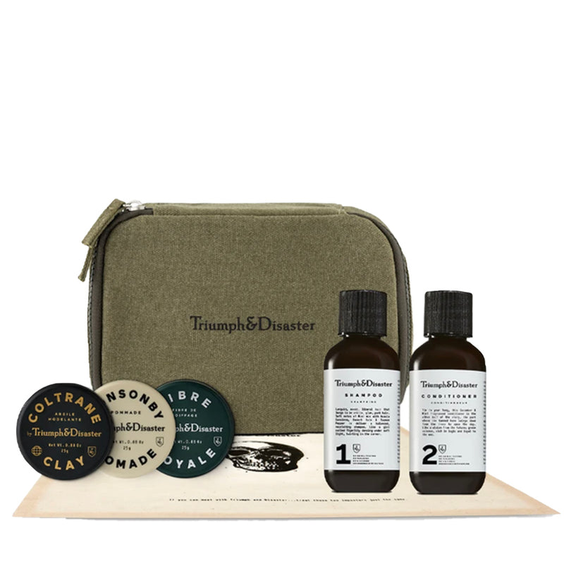 Triumph & Disaster Road Less Travelled Dopp and Haircare Travel Kit